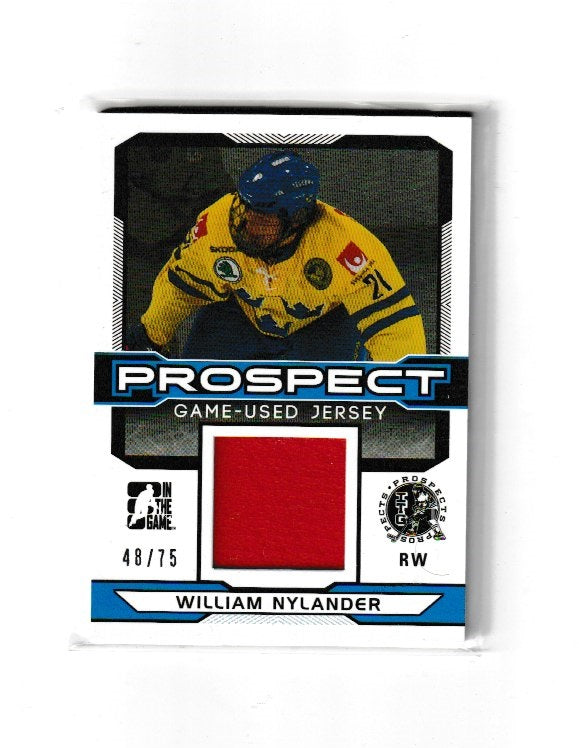 2014-15 ITG Draft Prospects Gane Used Jerseys #PGU-30 William Nylander