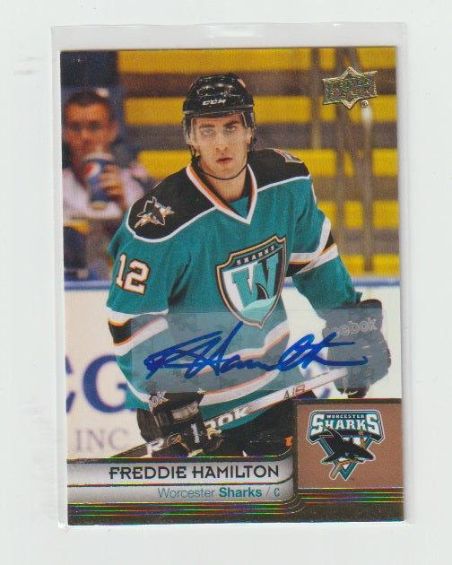 2014-15 Upper Deck AHL Box Autographs #98 Freddie Hamilton