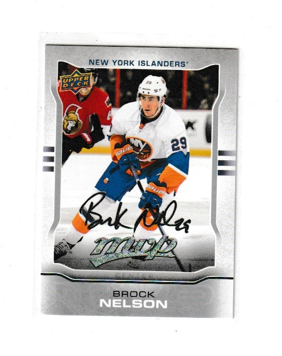 2014-15 Upper Deck MVP Silver Script #127 Brock Nelson