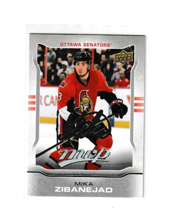 2014-15 Upper Deck MVP Silver Script #17 Mika Zibanejad