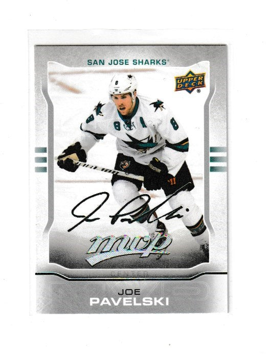 2014-15 Upper Deck MVP Silver Script #21 Joe Pavelski