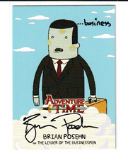 Load image into Gallery viewer, 2014 Adventure Time #A19 Brian Posehn as The Leader of The Businessmen Autograph
