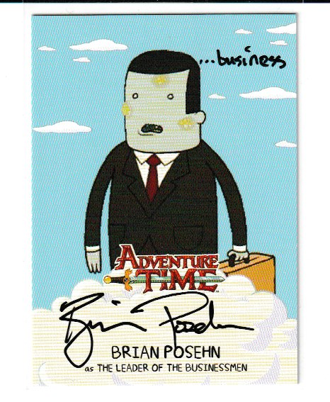 2014 Adventure Time #A19 Brian Posehn as The Leader of The Businessmen Autograph