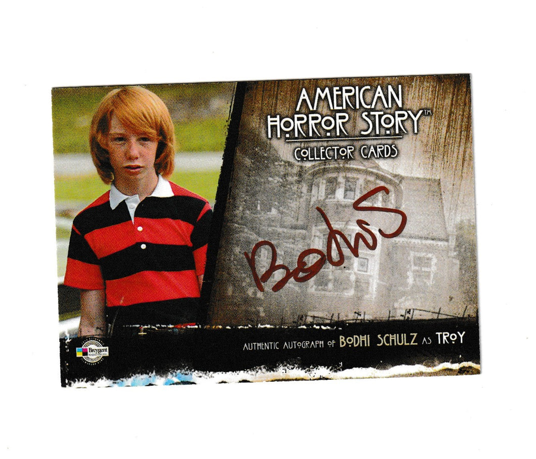 2014 American Horror Story Autographs #BSR1 Bodhi Schulz as Troy