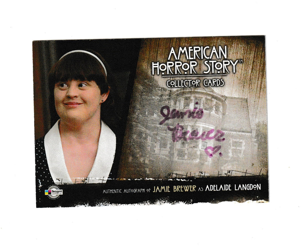 2014 American Horror Story Autographs #JBR1 Jamie Brewer as Adelaide Langdon