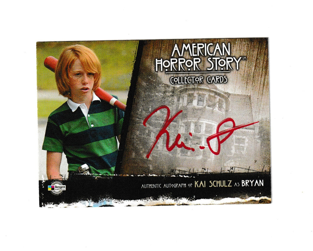 2014 American Horror Story Autographs #KSR1 Kai Schulz as Bryan