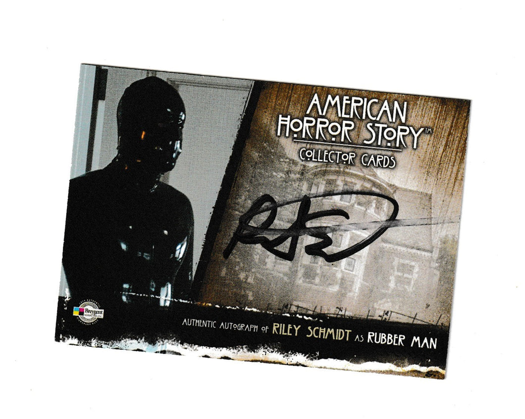 2014 American Horror Story Autographs #RSR1 Riley Schmidt as Rubber Man