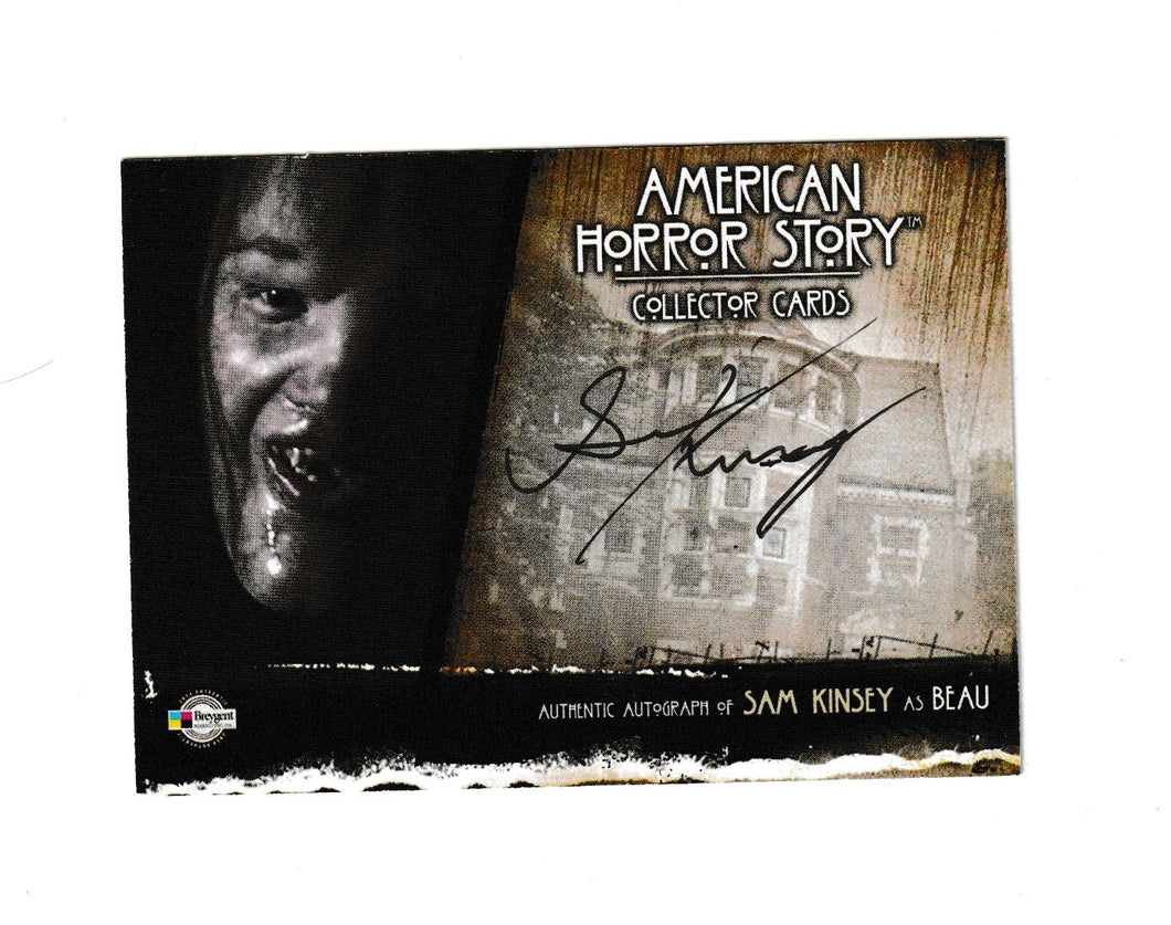 2014 American Horror Story Autographs #SKR1 Sam Kinsey as Beau
