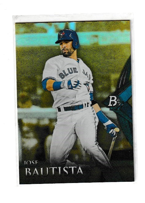 2014 Bowman Platinum Gold #33 Jose Bautista