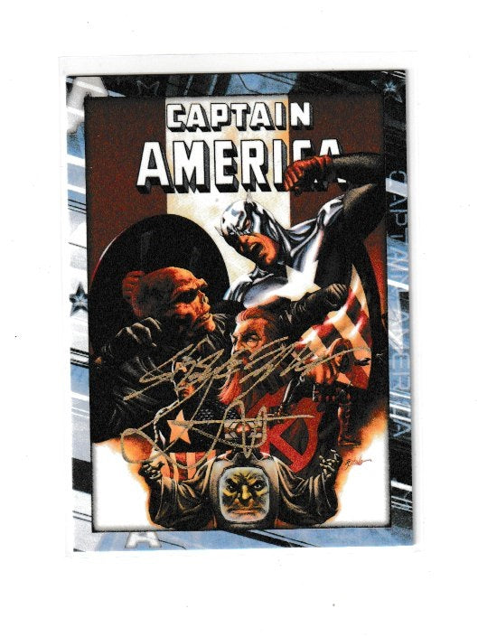 2014 Captain America The Winter Soldier Comic Autographs #CA-SF Steve Epting & Frank D'Armata