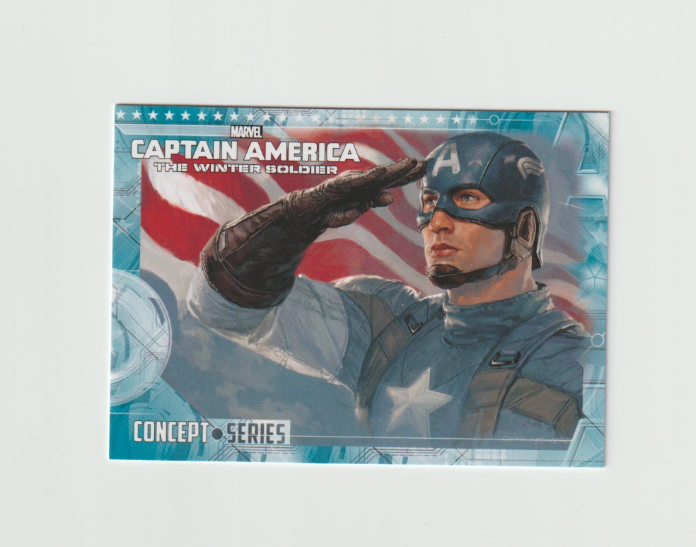 2014 Captain America The Winter Soldier Concept Series #CS-16 Salute