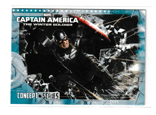 2014 Captain America The Winter Soldier Concept Series #CS17 Cap Smash