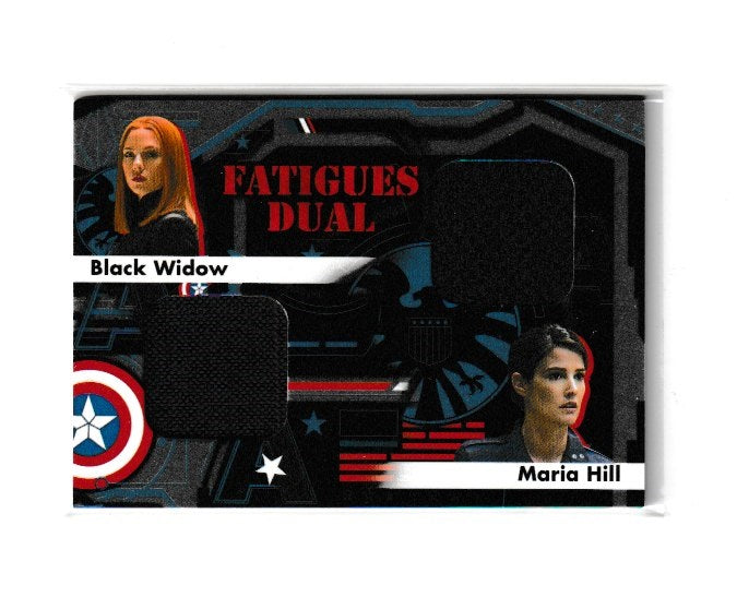 2014 Captain America The Winter Soldier Fatigues Dual #FD-4 Scarlett Johansson as Black Widow & Cobie Smulders as Maria Hill