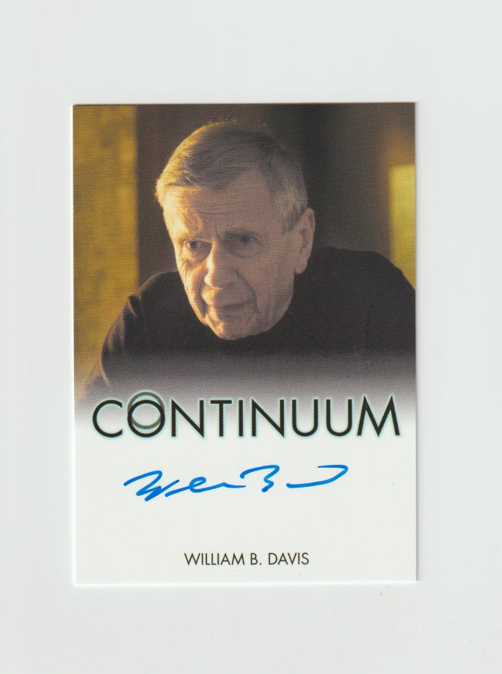 2014 Continuum Seasons 1 & 2 Full Bleed Autographs William B Davis as Older Alec Sadler