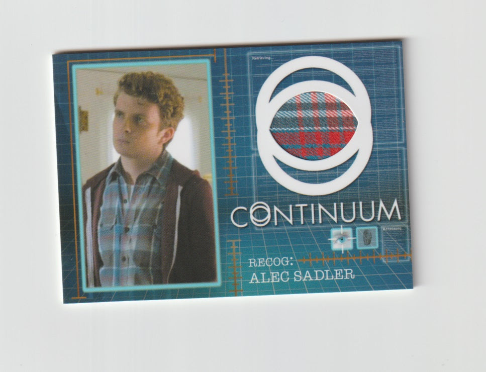 2014 Continuum Seasons 1 & 2 Relics #CC3 Alec Sadler