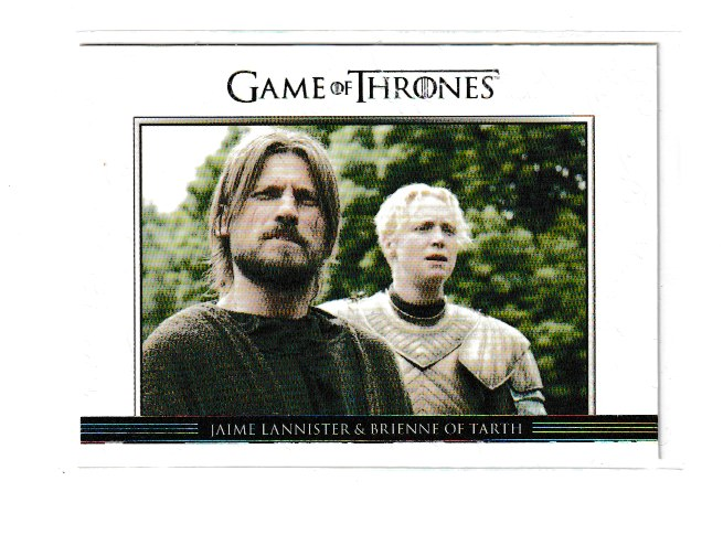 2014 Game of Thrones S3 Relationships #DL16 Jaime Lannister & Brienne of Tarth