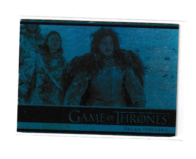 2014 Game of Thrones Season 3 Foils #01 Valar Dohaeris
