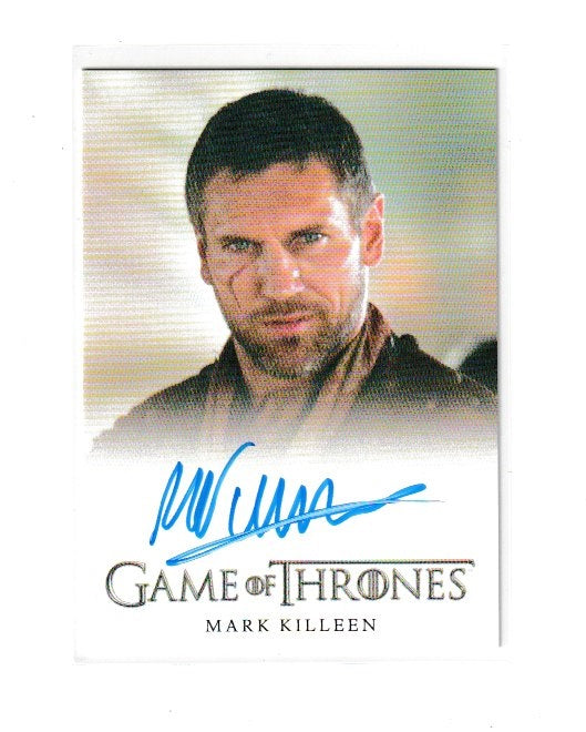 2014 Game of Thrones Season 3 Full Bleed Autographs Mark Killeen as Mero