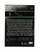 Load image into Gallery viewer, 2014 Game of Thrones Season 3 Gold #39 Arya Stark
