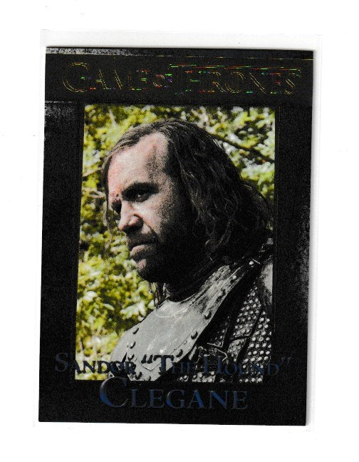 2014 Game of Thrones Season 3 Gold #54 Sandor The Hound Clegane