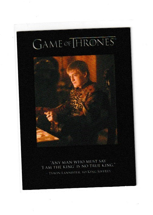 2014 Game of Thrones Season 3 Quotables #Q24 Tywin Lannister to King Joffrey