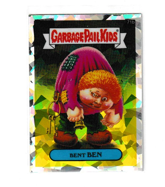 2014 Garbage Pail Kids Chrome Series 2 Atomic Refractors #71b Bent Ben