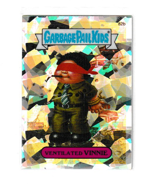 2014 Garbage Pail Kids Chrome Series 2 Atomic Refractors #82b Ventilated Vinnie