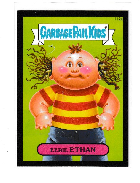 2014 Garbage Pail Kids Series 2 Black #112a Eerie Ethan