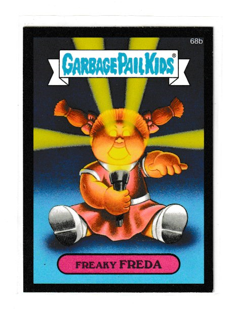 2014 Garbage Pail Kids Series 2 Black #68b Freaky Freda