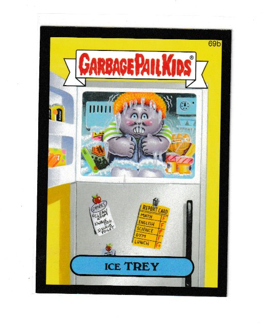 2014 Garbage Pail Kids Series 2 Black #69b Ice Trey