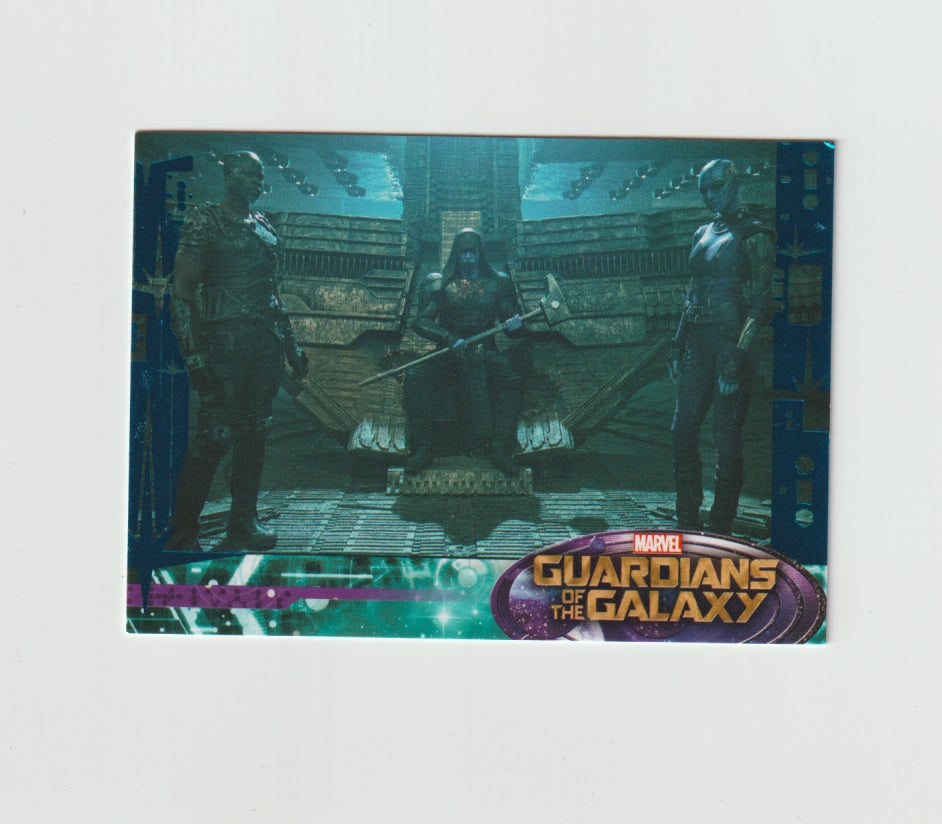 2014 Guardians of the Galaxy Retail Blue #18 Ronan Meets With