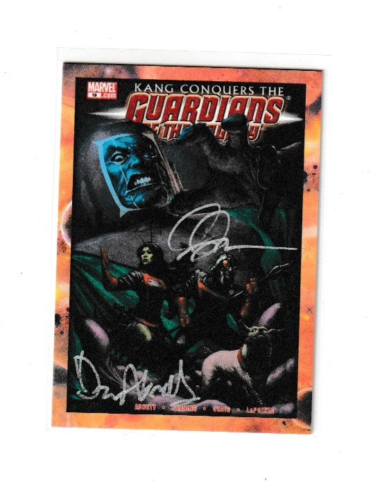 2014 Guardians of the Galaxy Classic Cover Autographs #GG-AG Dan Abnett & Alex Garner