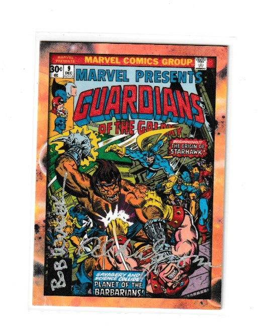 2014 Guardians of the Galaxy Classic Cover Autographs #GG-MW Al Milgrom & Bob Wiacek