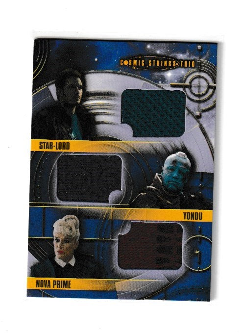 2014 Guardians of the Galaxy Cosmic Strings Trios #CST-4 Star Lord, Yondu & Nova Prime