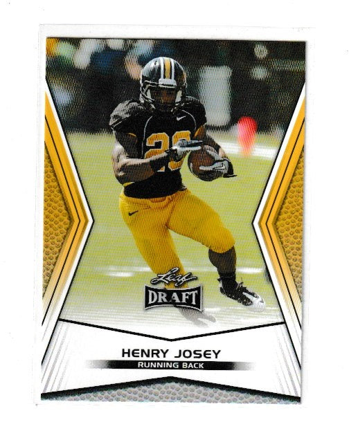 2014 Leaf Draft Gold #22 Henry Josey