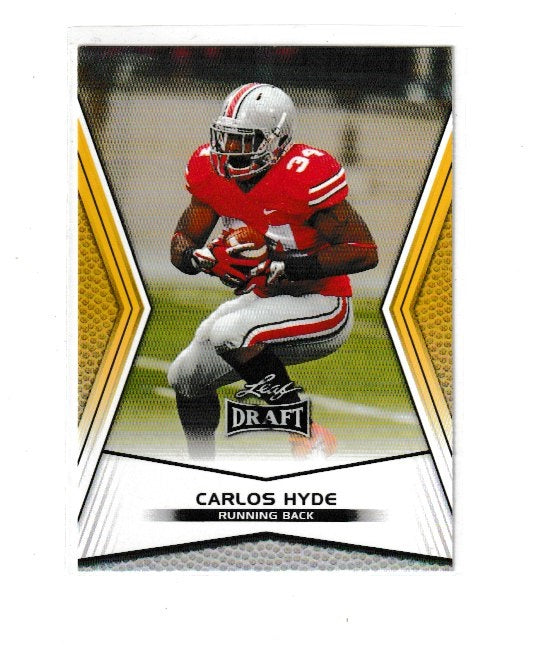 2014 Leaf Draft Gold #CH1 Carlos Hyde