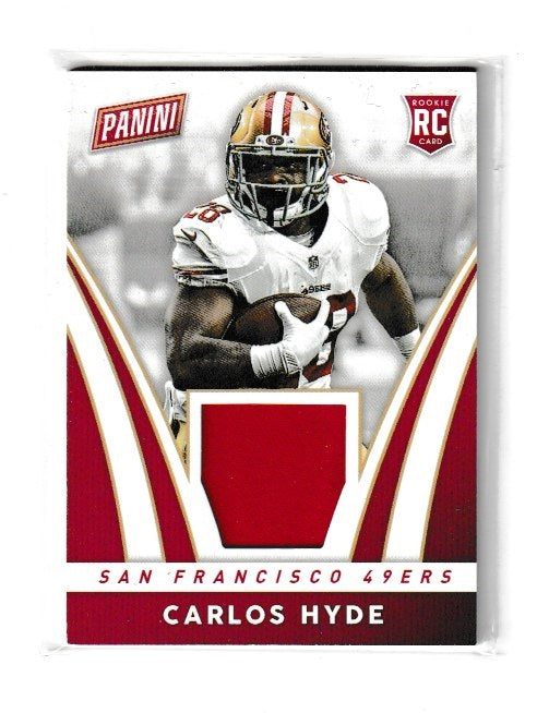 2014 Panini Boxing Day Rookie Jersey #5 Carlos Hyde