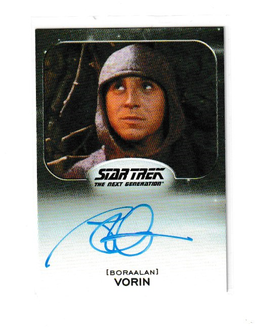 2014 Star Trek Aliens Brian Markinson as Vorin Autograph