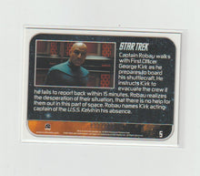 Load image into Gallery viewer, 2014 Star Trek Movies 2009 Star Trek Movies Silver #5 Captain Robau Walks With First Officer
