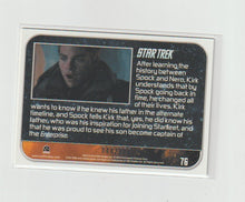 Load image into Gallery viewer, 2014 Star Trek Movies 2009 Star Trek Movies Silver #76 After Leaving History Behind
