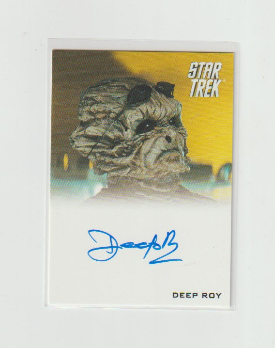 2014 Star Trek Movies Autographs Deep Roy as Keenser