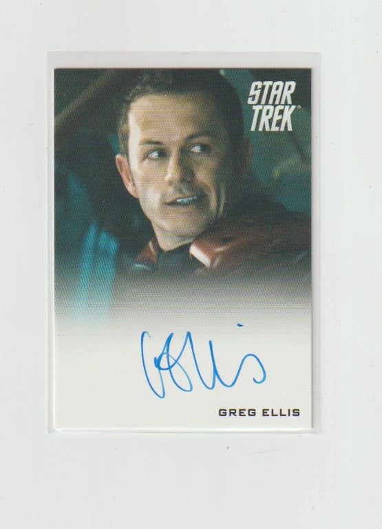 2014 Star Trek Movies Autographs Greg Ellis as Chief Engineer Olsen