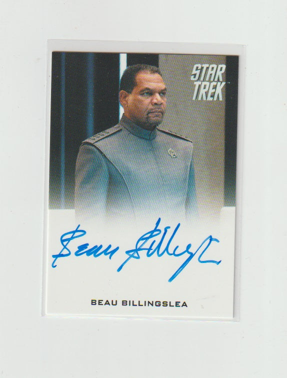 2014 Star Trek Movies Autographs Into Darkness Vertical Beau Billingsler as Captain Abbott