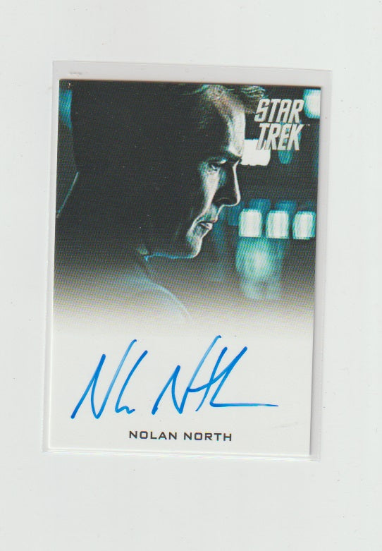 2014 Star Trek Movies Autographs Into Darkness Vertical Nolan North as Bridge Officer