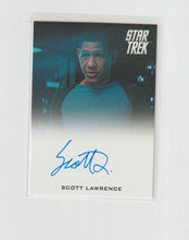 Load image into Gallery viewer, 2014 Star Trek Movies Autographs Into Darkness Vertical Scott Lawrence as Bridge Officer
