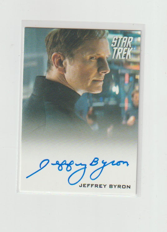 2014 Star Trek Movies Autographs Jeffrey Byron as Test Administrator