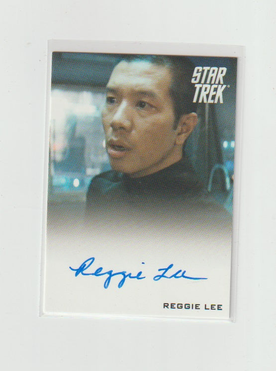 2014 Star Trek Movies Autographs Reggie Lee as Test Administrator