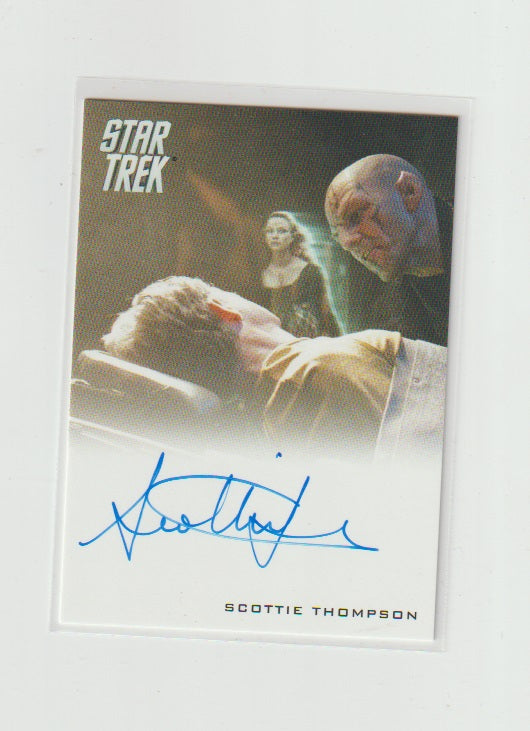 2014 Star Trek Movies Autographs Scottie Thompson as Nero's Wife