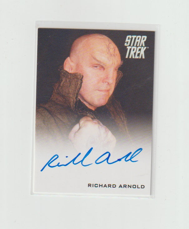 2014 Star Trek Movies Autographs William Richard Arnold as Romulan