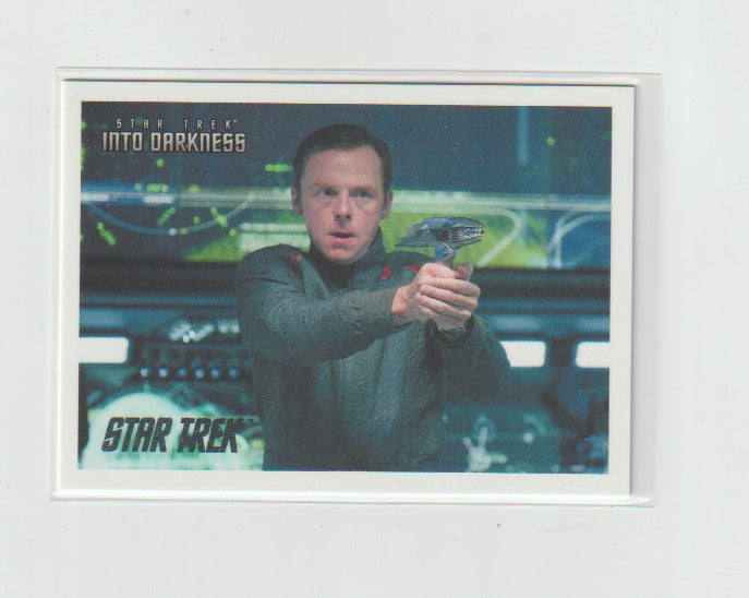 2014 Star Trek Movies Silver #84 Kirk And Scottie